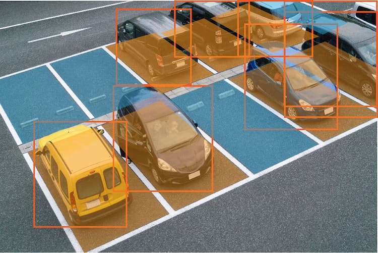 一台分の駐車場を駐車場満空判定 一台分の駐車場を駐車場満空判定